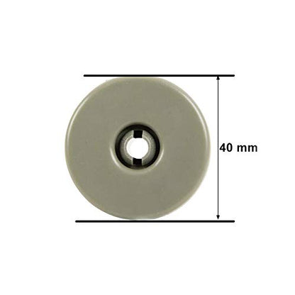8 Korbrollen Rollen Räder Geschirrspüler Ersatz für Progress PV1535 PV1540 40mm