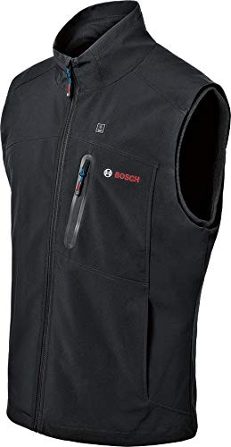 Bosch Professional Beheizbare Weste GHV 12+18V XA (inkl. USB-Ladeadapter GAA 12V-21, ohne Akku, im Karton) - Größe M