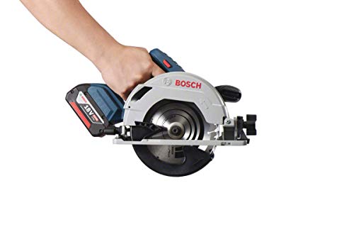 Bosch Professional 18V System Akku Kreissäge GKS 18V-57 (Sägeblatt-Ø: 165 mm, Schnitttiefe: 57 mm, ohne Akkus und Ladegerät, im Karton)