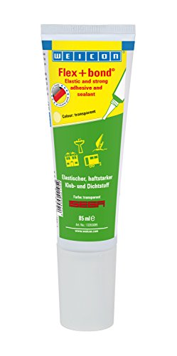 WEICON Flex+bond® 85 ml | Kleb- und Dichtstoff | haftstark | dauerelastisch, transparent