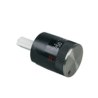 Knebel Kochstelle Drehgriff Drehknopf Schalter Backofentemperatur Grill Wahlschalter schwarz/silber versenkbar Backofen Herd Ofen Original Bosch Siemens 00423072 423072 HE100550 HE534550C HE334550