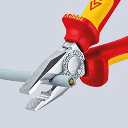 Knipex Kombizange verchromt, mit Mehrkomponenten-Hüllen 160 mm 03 05 160