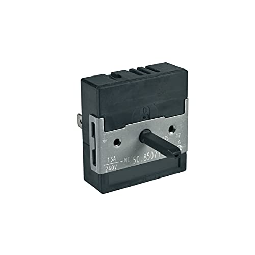 AEG Electrolux Zanker 140013340017 14001334001 ORIGINAL Kochplattenschalter Zweikreiskochplattenregler Kochstellenregler Drehwahlschalter EGO 50.85071.000 Zweikreis Herd Ofen Backofen