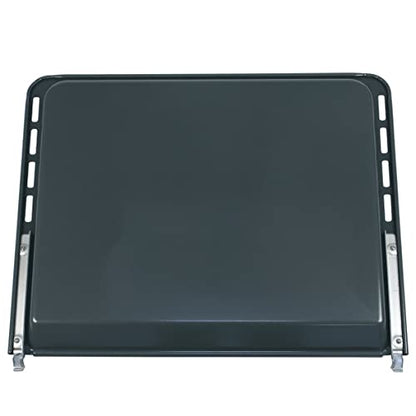 Backblech Kuchenblech Pizzablech 459x375/392x29mm emailliert mit Träger ActiveClean-fähig und pyrolysefest Backofen Herd Original Bosch Siemens Balay 00680615 680615 für HE HC HBB HB HA