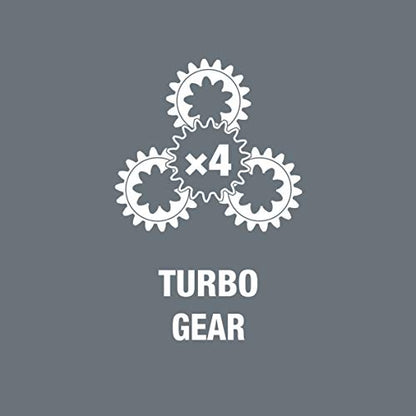 Wera '05057480001 826 T Kraftform Turbo Getriebe-Schraubendreher, 1/4" x 146 mm