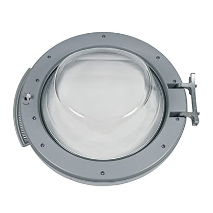 Bosch Siemens Constructa Balay Neff 00749622 749622 ORIGINAL Tür Bullauge Fenster Außenfenster komplett mit Türaußenring Schreibe Innenring Haken Griff und Scharnier Waschmaschine auch für Profilo