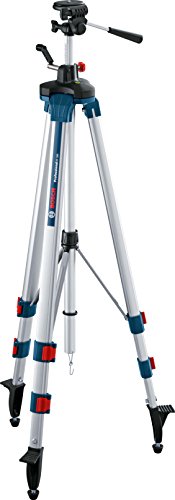 Bosch Professional Baustativ für Laser und Nivelliergeräte BT 250 (Höhe: 97,5–250 cm, Gewinde: 1/4 Zoll)