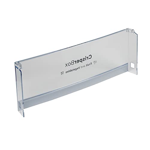 ORIGINAL Bosch Siemens 00706617 706617 Schubladenabdeckung Abdeckung Blende Deckel vorne 450x162mm bedruckt CrisperBox Kühlschrank u. a. KCE40AR40/02, KGE36YI40/11