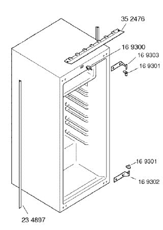 Siemens – Scharnier Tür-Inferieure – 00169302