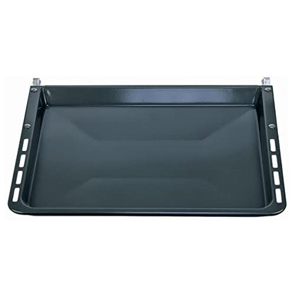 Backblech Kuchenblech Pizzablech 459x375/392x29mm emailliert mit Träger ActiveClean-fähig und pyrolysefest Backofen Herd Original Bosch Siemens Balay 00680615 680615 für HE HC HBB HB HA