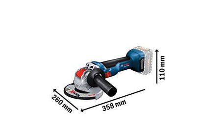 Bosch Professional 18V System Winkelschleifer GWX 18V-10 ( Scheibendurchmesser 125 mm, mit X-LOCK-Aufnahme, ohne Akkus und Ladegerät, im Karton)