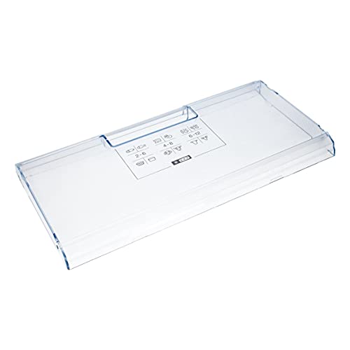 Bosch Siemens 660467 00660467 ORIGINAL Schubladenblende Schubkastengriffplatte Blende Platte Griffplatte Schubladenfront 456x235mm Kühlautomat Kühlschrank auch Neff Constructa