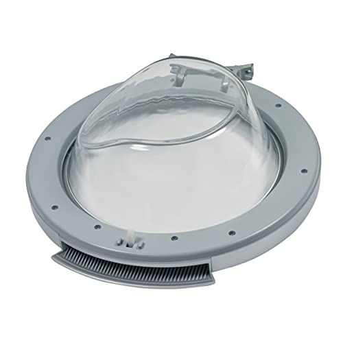 Bosch Siemens Constructa Balay Neff 00749622 749622 ORIGINAL Tür Bullauge Fenster Außenfenster komplett mit Türaußenring Schreibe Innenring Haken Griff und Scharnier Waschmaschine auch für Profilo