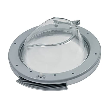 Bosch Siemens Constructa Balay Neff 00749622 749622 ORIGINAL Tür Bullauge Fenster Außenfenster komplett mit Türaußenring Schreibe Innenring Haken Griff und Scharnier Waschmaschine auch für Profilo