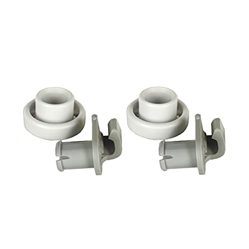 ORIGINAL Bosch Siemens 00424717 424717 Korbrolle Rolle Rad Geschirrkorb für Oberkorb 2 Stück Spülmaschine Geschirrspüler auch Hotpoint Whirlpool Bauknecht