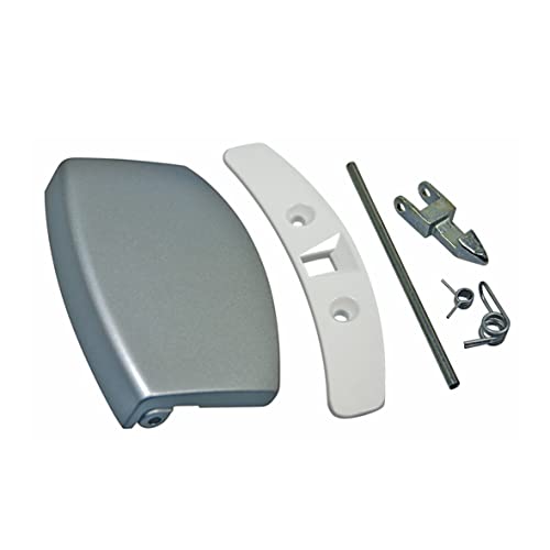 Türgriff Griff silber Kit Waschmaschine Waschgerät Original AEG Electrolux 4055085551 passend Fors Husqvarna Novamatic Zanker wasl3e102 wa1651 l7685 l7495 l54849 lr2851 lr1851 lb3850 ewf1880 l88820