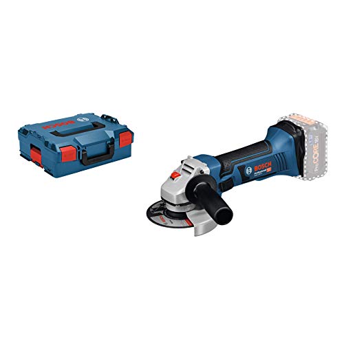 Bosch Professional 18V System Akku Winkelschleifer GWS 18 V-LI (Leerlaufdrehzahl: 10.000 min-1, Scheiben-Ø: 115 mm, ohne Akkus und Ladegerät, in L-BOXX)