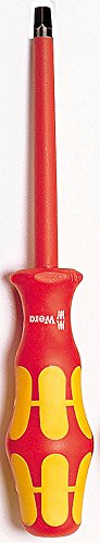 Wera 05004781001 168 i VDE-isolierter Vierkant-Schraubendreher, 2 x 100 mm, 2 x 100 mm