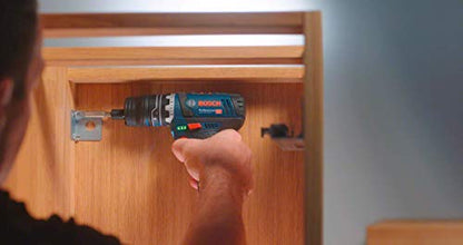 Bosch Professional 12V System Akku-Bohrschrauber GSR 12V-15 FC (inkl. 2x2.0 Ah Akku, Ladegerät GAL 12V-40, 4x Aufsätze, L-BOXX 102)