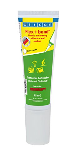 WEICON Flex+bond® 85 ml | Kleb- und Dichtstoff | haftstark | dauerelastisch, weiß