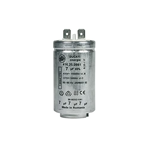 Electrolux AEG 1256417013 ORIGINAL Kondensator Anlaufkondensator Motorkondensator Betriebskondensator Trockner auch Juno Zanker Zanussi