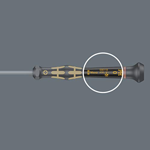 Wera 1567 ESD Torx Kraftform Micro Schraubendreher, TX 5 x 40 mm, 1 Stück, 05030121001