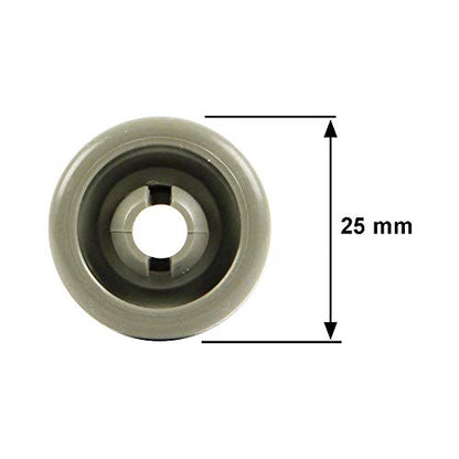 8 Korbrollen Oberkorb für AEG Electrolux 50286966002 Spülmaschine Geschirrspüler