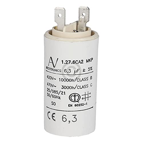 Kondensator AEG 5028628300/2 6,3µF für Dunstabzugshaube 50286283002