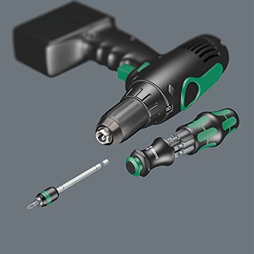 Wera Bit-Handhalter mit Bit-Magazin, leer, 1/4 Zoll x 103 mm, 05051000001