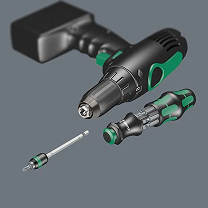 Wera Bit-Handhalter mit Bit-Magazin, leer, 1/4 Zoll x 103 mm, 05051000001