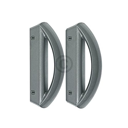 Türgriffsatz Zanussi 5029986400/4 grau für Kühl-Gefrierkombination