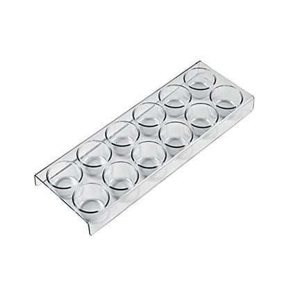 Bosch Siemens 654245 00654245 ORIGINAL Eiereinsatz Eierablage 12 Eier Türfach Seitenfach Absteller Ablage 280x99x25mm transparent z.T. KD29EAL40 KD29EAW40 KD29VNW20 KD29VVL30 KD29VVW30 Kühlschrank