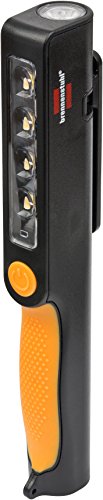 Brennenstuhl Akku LED Clipleuchte/handliche LED-Stiftleuchte mit 200+150lm, (Arbeitsleuchte akkubetrieben, Inspektionsleuchte inkl. drehbarem Clip mit Magnet)