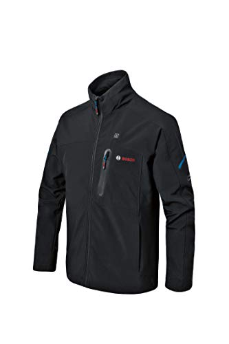 Bosch Professional Beheizbare Jacke GHJ 12+18V XA (inkl. USB-Ladeadapter GAA 12V-21, ohne Akku, im Karton) - Größe XL