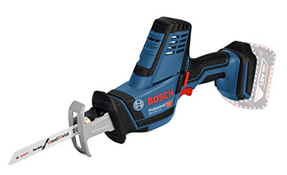 Bosch Professional 18V System GSA 18 V-LI C - Sierra sable a batería (0 - 3050 cpm, profundidad de corte 200 mm, sin batería, en caja)