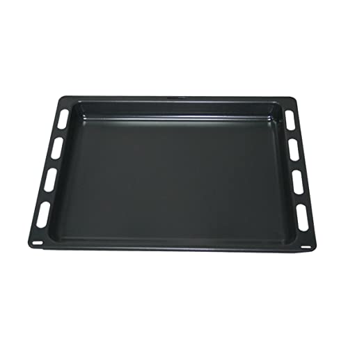 Backblech Kuchenblech Pizzablech 443x372x36mm emailliert pyrolysefähige activeClean Backofen Herd Original Bosch Siemens 00437615 437615 auch Küppersbusch 536410 ZUB116 Neff Quelle Neckermann Lloyds