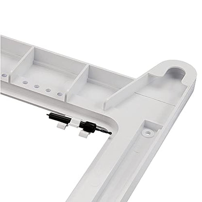 Bosch Verbindungssatz WTZ20410, Ohne Auszug, Zum sicheren Übereinanderstellen von Trockner und Waschmaschine