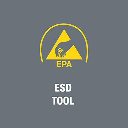 Wera 05030180001 1550/6 ESD Elektroniker-Schraubendrehersatz + Rack, 6-teilig