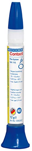 WEICON Contact VA 110 Cyanacrylat-Klebstoff 12 g farblos | Sekundenkleber für sensible NSF-Bereiche