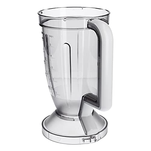 Bosch Siemens 649835 00649835 ORIGINAL Mixbecher Mixbehälter Mixschüssel Behälter Becher Schüssel Kunststoff 140mmØ 1,25L Küchenmaschine Küchenrührgerät Pürierbecher Mixer auch Balay Constructa