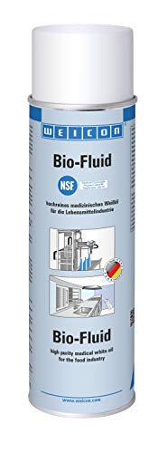 WEICON Bio-Fluid-Spray 500 ml, medizinisches Weißöl gegen Reibung & Verschleiß, Schmier- und Pflegeöl, lebensmittelecht