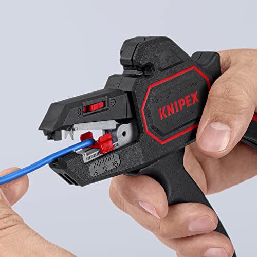 KNIPEX 12 62 180 Automatische Abisolierzange 180 mm, Schwarz