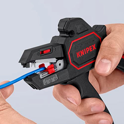 KNIPEX 12 62 180 Automatische Abisolierzange 180 mm, Schwarz