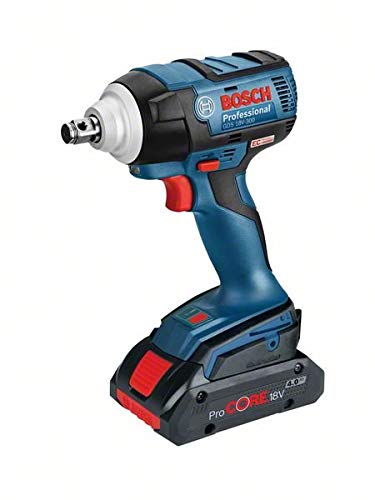 Bosch Professional 18V System Akku Drehschlagschrauber GDS 18V-300 (inkl. 2 x ProCORE18V 4.0 Ah, GAL 18V-40, L-BOXX) Blau