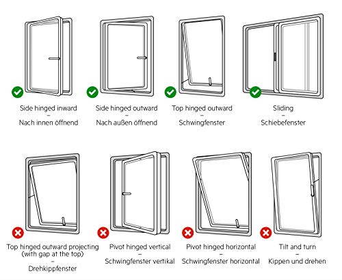 AEG AWK03 Premium Window Kit (Leicht zu installieren, Fensterabdichtungs-Set, ausziehbar, erweiterbar, Textildichtung, passend für alle portablen Klimageräte mit 15cm Schlauchdurchmesser, grau/weiß)