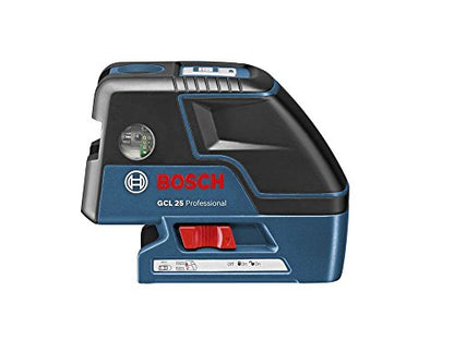 Bosch Professional GCL 25, ± 4° Selbstnivellierbereich, IP 54 Staub- und Spritzwasserschutz, BT 150, Schutztasche, L-BOXX-Einlage, 4 x 1,5-V-LR6 (AA)