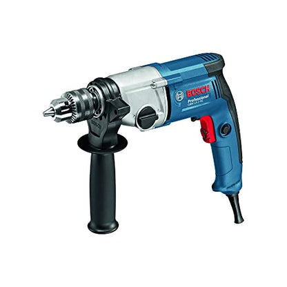 Bosch Professional Bohrmaschine GBM 13-2 RE (inkl. Zahnkranzbohrfutter 1,5-13mm, Zusatzhandgriff, Tiefenanschlag 210 mm, Karton)