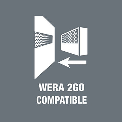 Wera '05057482001 Kraftform Kompakt Turbo 1 Getriebe-Schraubendreher-Satz, 19-teilig