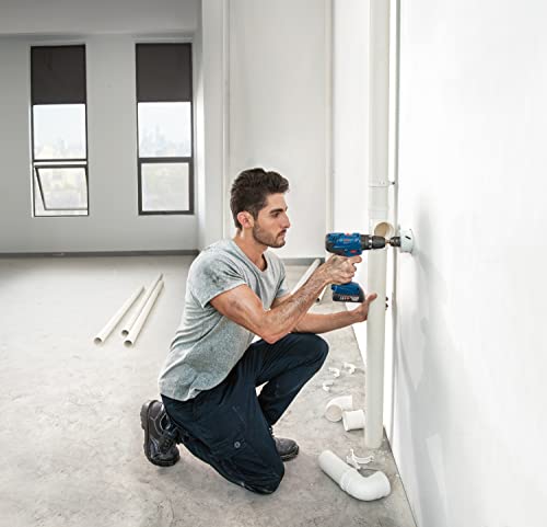 Bosch Professional 18V System Akku-Schlagbohrschrauber GSB 18V-21 (inkl. 2x2.0 Ah Akku + Ladegerät GAL 18V-40, in L-BOXX 136)