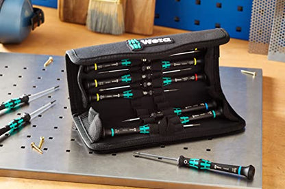 Wera Kraftform Micro Elektroniker Schraubendrehersatz, 12-teilig, 05073675001